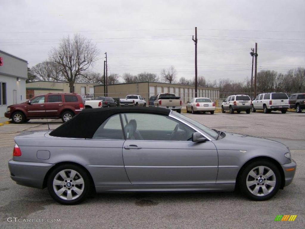 2006 3 Series 325i Convertible - Silver Grey Metallic / Grey photo #2