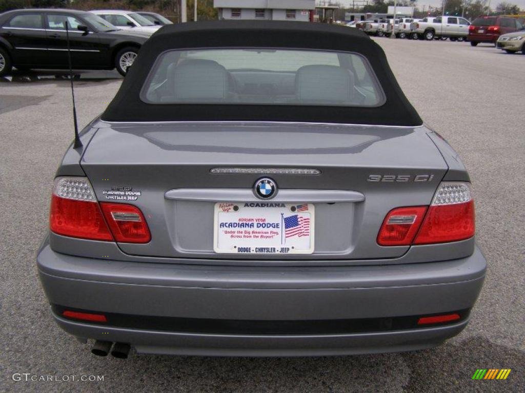2006 3 Series 325i Convertible - Silver Grey Metallic / Grey photo #4