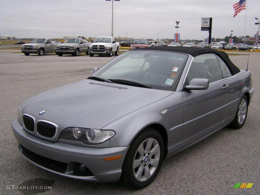 2006 3 Series 325i Convertible - Silver Grey Metallic / Grey photo #7