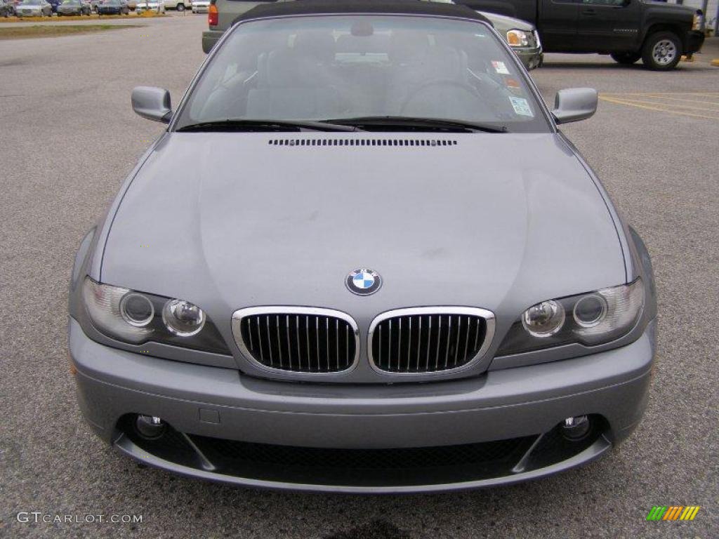 2006 3 Series 325i Convertible - Silver Grey Metallic / Grey photo #8