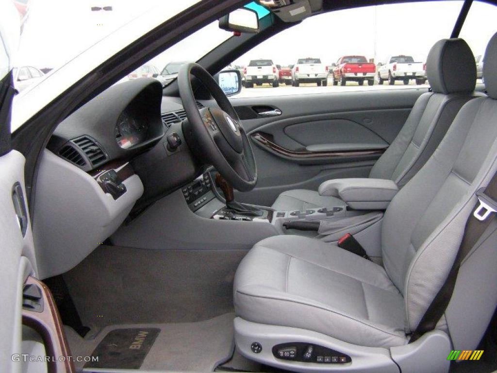 2006 3 Series 325i Convertible - Silver Grey Metallic / Grey photo #9