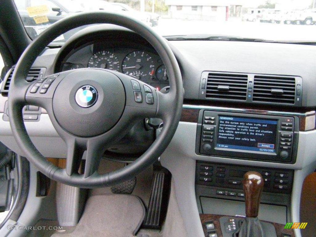 2006 3 Series 325i Convertible - Silver Grey Metallic / Grey photo #11