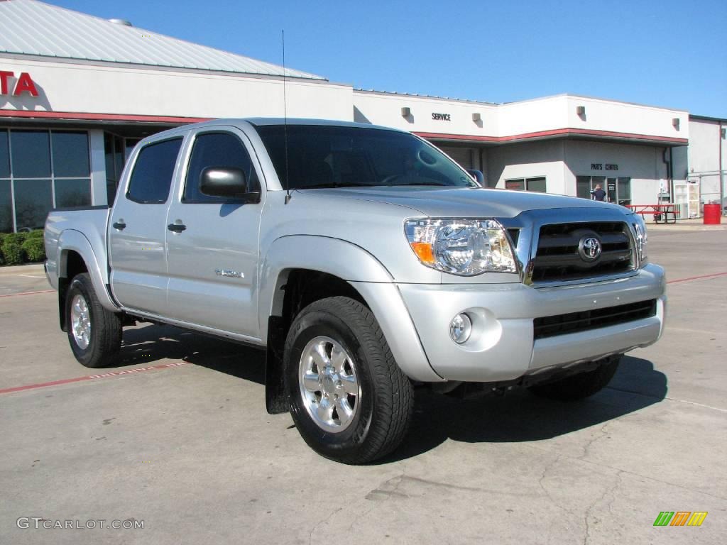 2009 Tacoma V6 PreRunner Double Cab - Silver Streak Mica / Graphite Gray photo #1