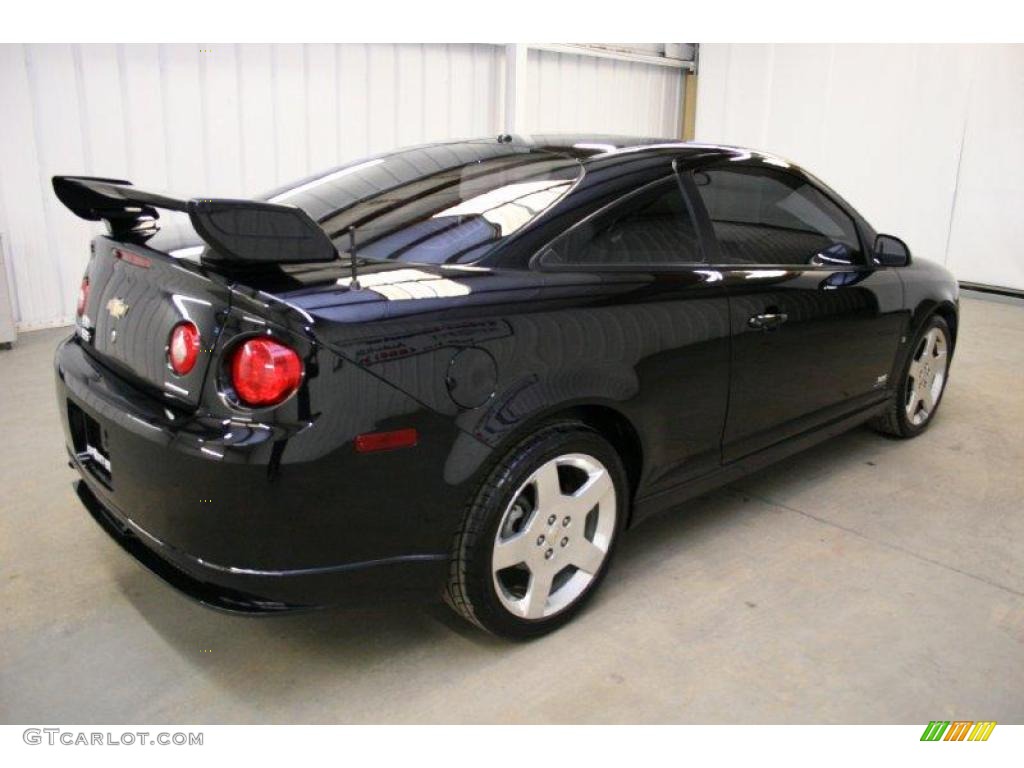 2007 Cobalt SS Supercharged Coupe - Black / Ebony photo #5