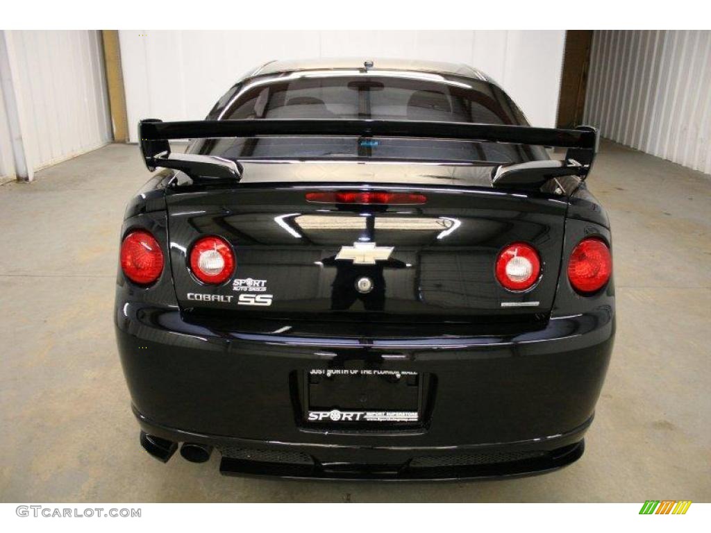 2007 Cobalt SS Supercharged Coupe - Black / Ebony photo #6