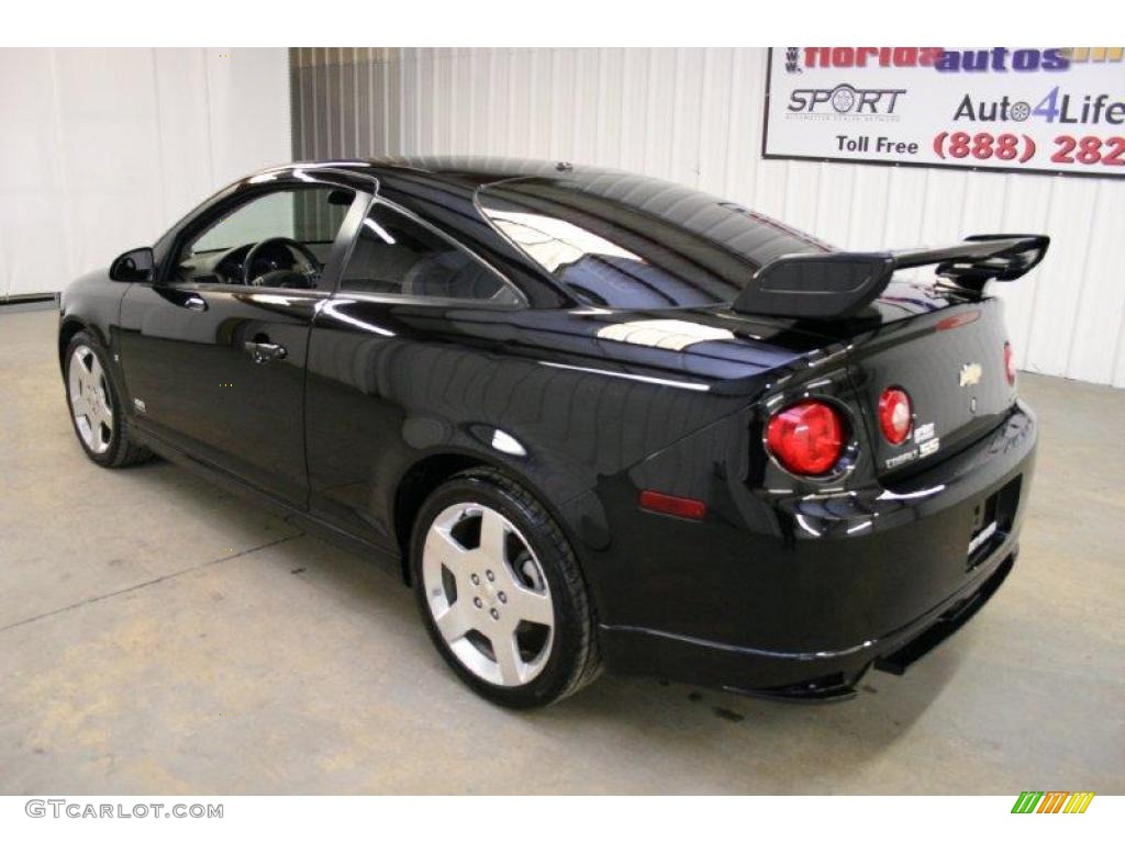 2007 Cobalt SS Supercharged Coupe - Black / Ebony photo #7
