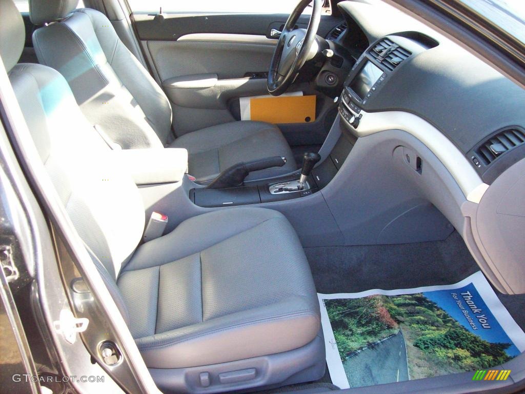 2005 TSX Sedan - Carbon Gray Pearl / Quartz photo #13