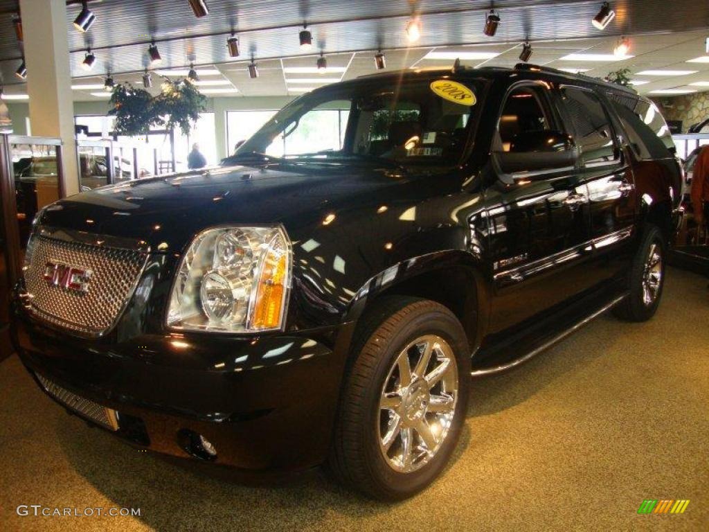 2008 Yukon XL Denali AWD - Onyx Black / Ebony photo #1