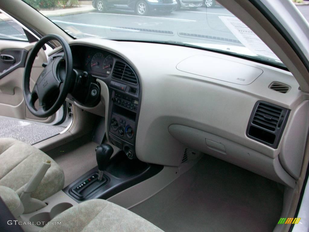 2001 Elantra GLS - Noble White / Beige photo #10