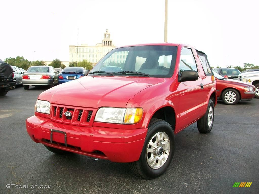 2002 Sportage  - Classic Red / Gray photo #1