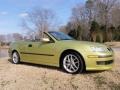 2004 Lime Yellow Metallic Saab 9-3 Aero Convertible  photo #11