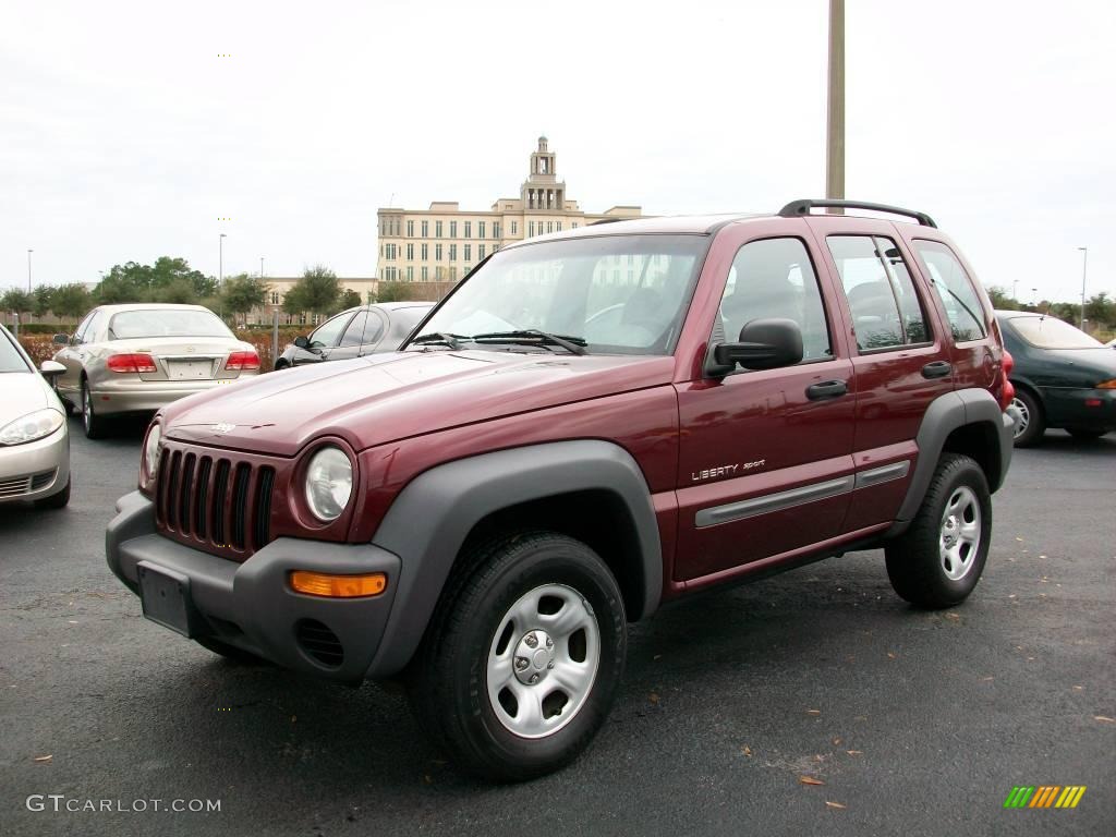 Dark Garnet Red Pearlcoat Jeep Liberty