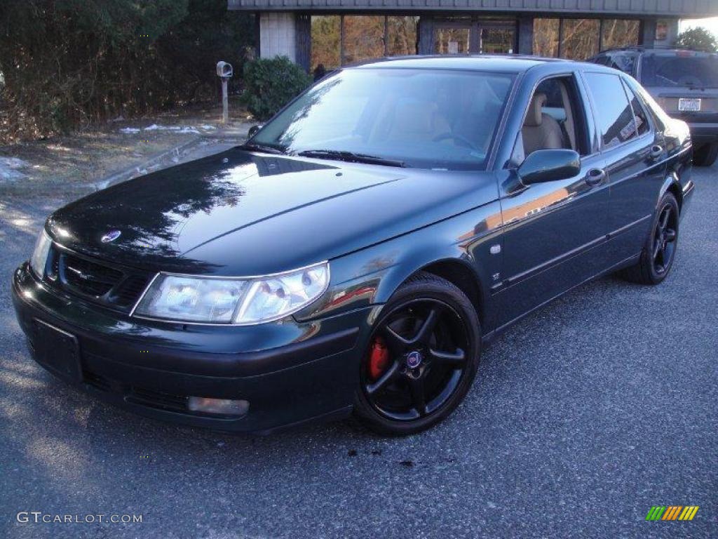 1999 9-5 SE 2.3T Sedan - Midnight Blue Metallic / Medium Beige photo #1