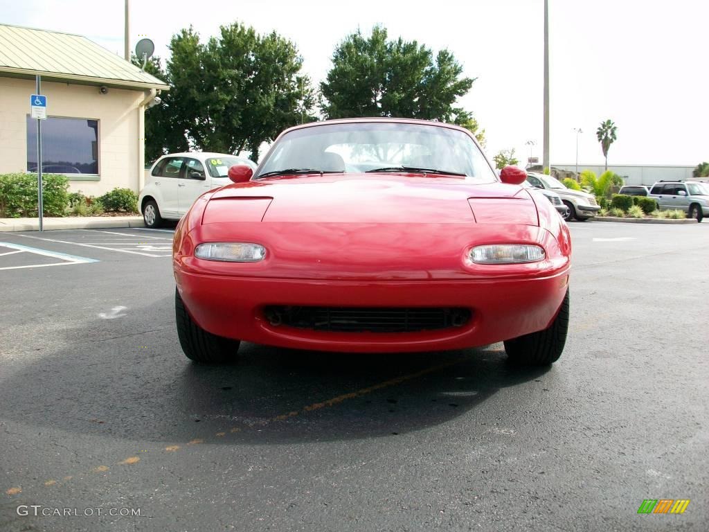 1991 MX-5 Miata Roadster - Classic Red / Black photo #2