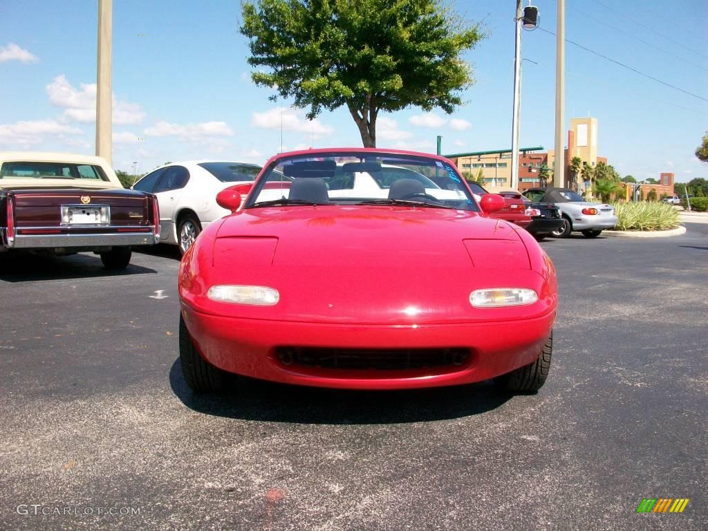 1991 MX-5 Miata Roadster - Classic Red / Black photo #15