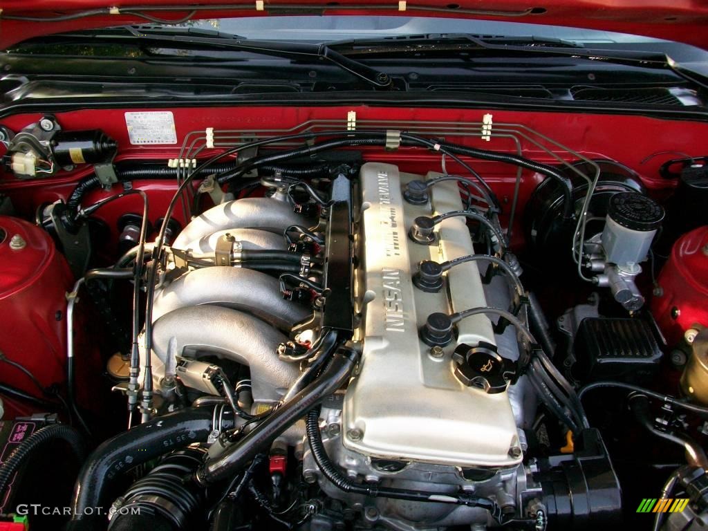 1994 240SX SE Convertible - Cherry Red Pearl Metallic / Gray/Black photo #26