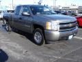 Graystone Metallic - Silverado 1500 Work Truck Extended Cab Photo No. 3