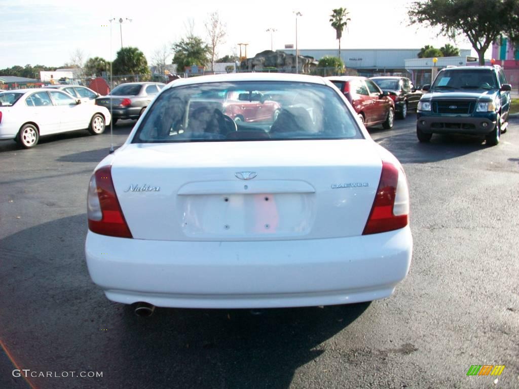 1999 Nubira CDX Sedan - Galaxy White / Gray photo #2