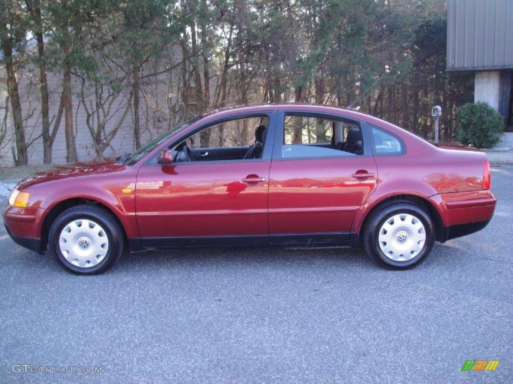 1998 Passat GLS 1.8T Sedan - Colorado Red / Black photo #3