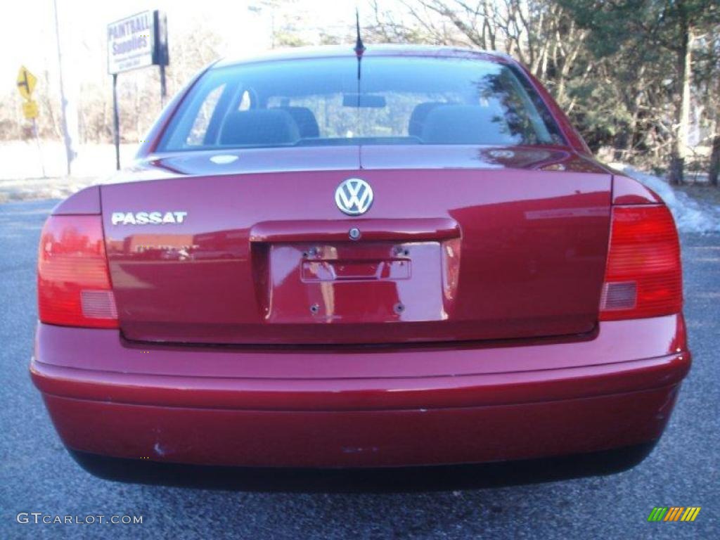 1998 Passat GLS 1.8T Sedan - Colorado Red / Black photo #5