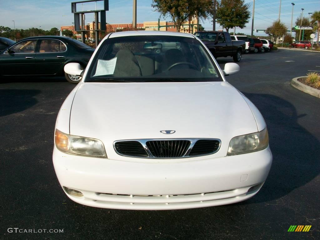 1999 Nubira CDX Sedan - Galaxy White / Gray photo #5