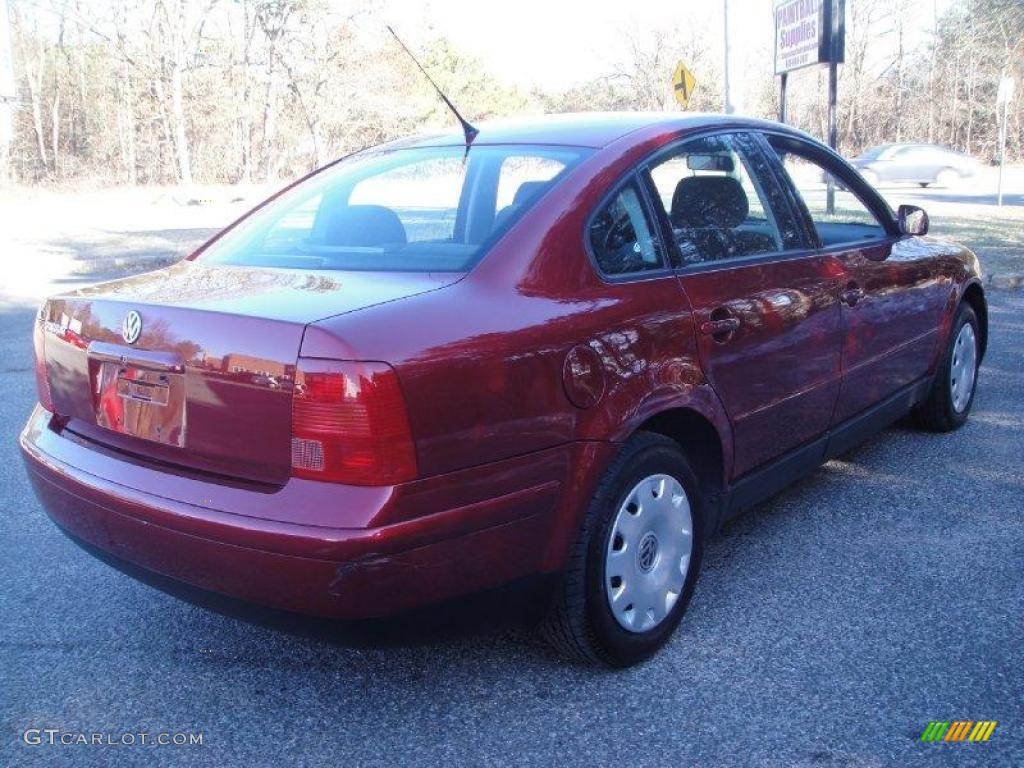 1998 Passat GLS 1.8T Sedan - Colorado Red / Black photo #6
