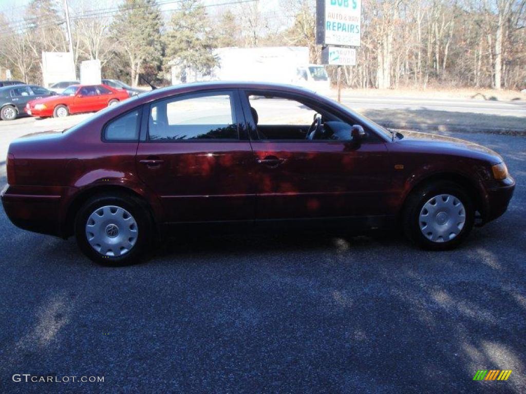 1998 Passat GLS 1.8T Sedan - Colorado Red / Black photo #7