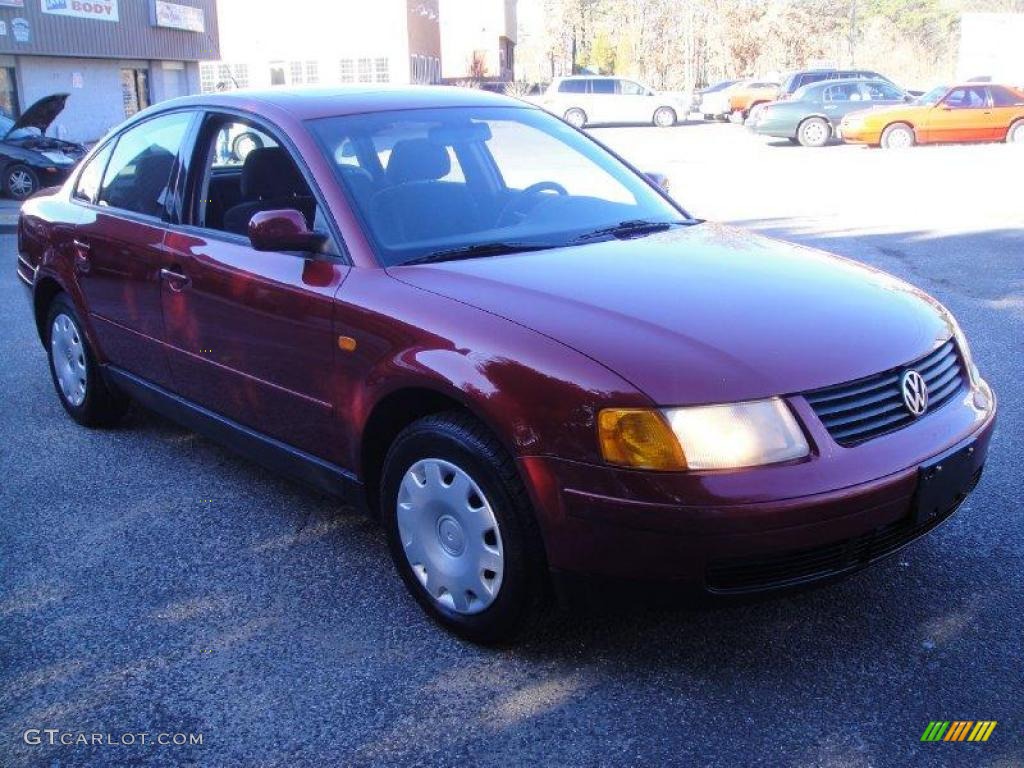 1998 Passat GLS 1.8T Sedan - Colorado Red / Black photo #8