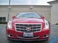 2009 Crystal Red Cadillac CTS Sedan  photo #2