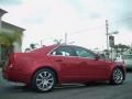 2009 Crystal Red Cadillac CTS Sedan  photo #9