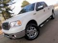 2007 White Sand Tri-Coat Ford F150 XLT SuperCrew 4x4  photo #52