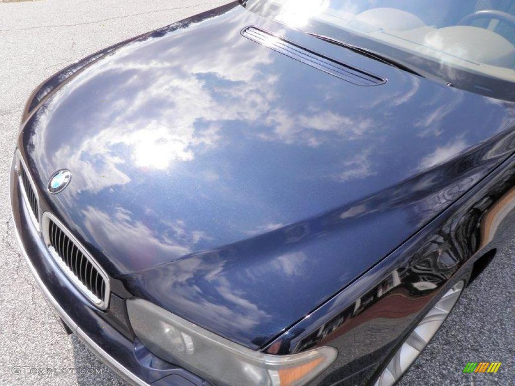 2003 7 Series 745Li Sedan - Orient Blue Metallic / Dark Beige/Beige III photo #14
