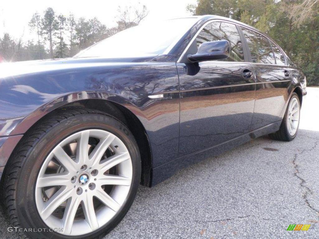 2003 7 Series 745Li Sedan - Orient Blue Metallic / Dark Beige/Beige III photo #18