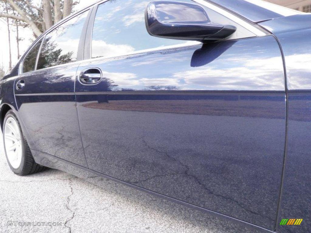 2003 7 Series 745Li Sedan - Orient Blue Metallic / Dark Beige/Beige III photo #24