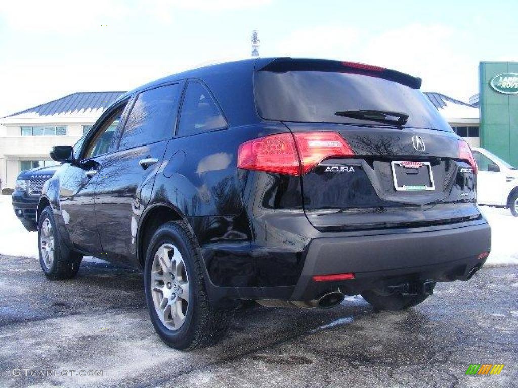 2007 MDX Technology - Formal Black Pearl / Taupe photo #3