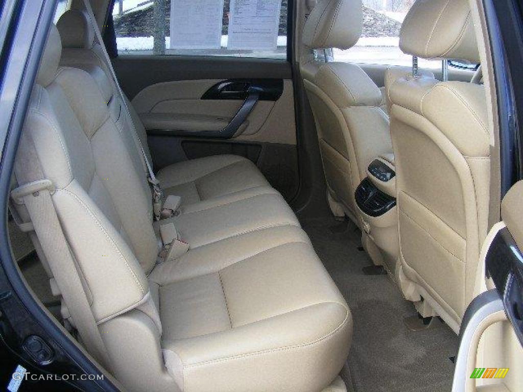 2007 MDX Technology - Formal Black Pearl / Taupe photo #13