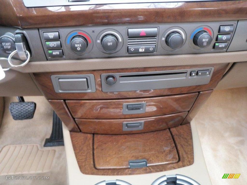 2003 7 Series 745Li Sedan - Orient Blue Metallic / Dark Beige/Beige III photo #41