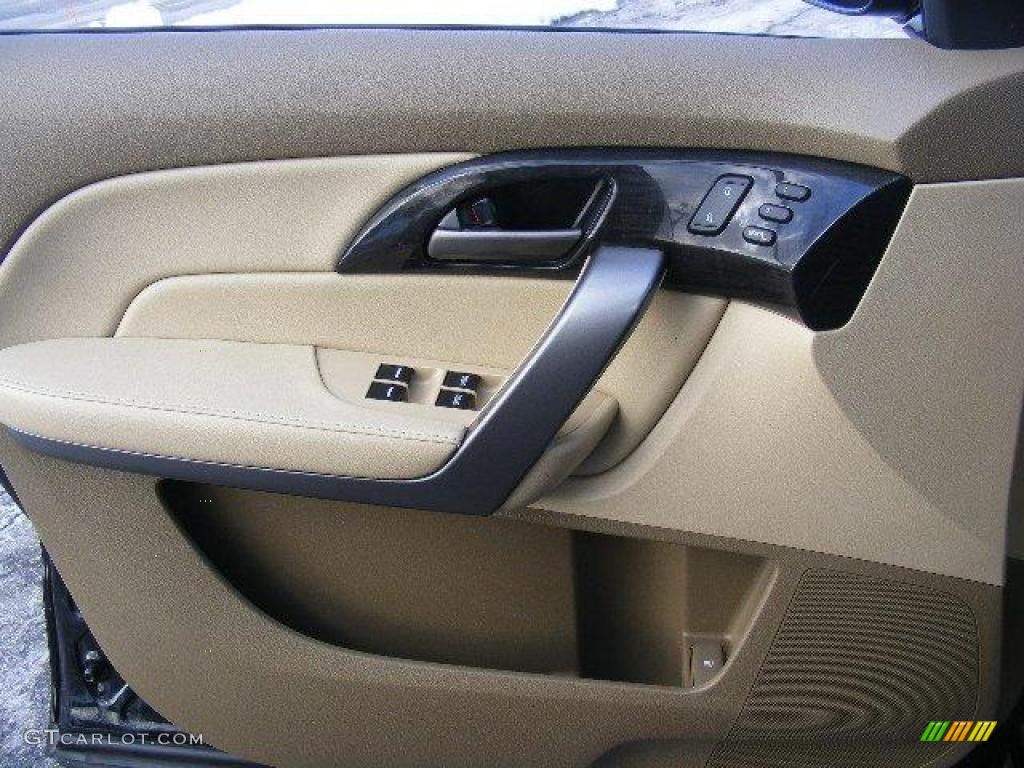 2007 MDX Technology - Formal Black Pearl / Taupe photo #26