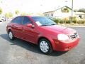 2007 Fusion Red Metallic Suzuki Forenza Sedan  photo #8