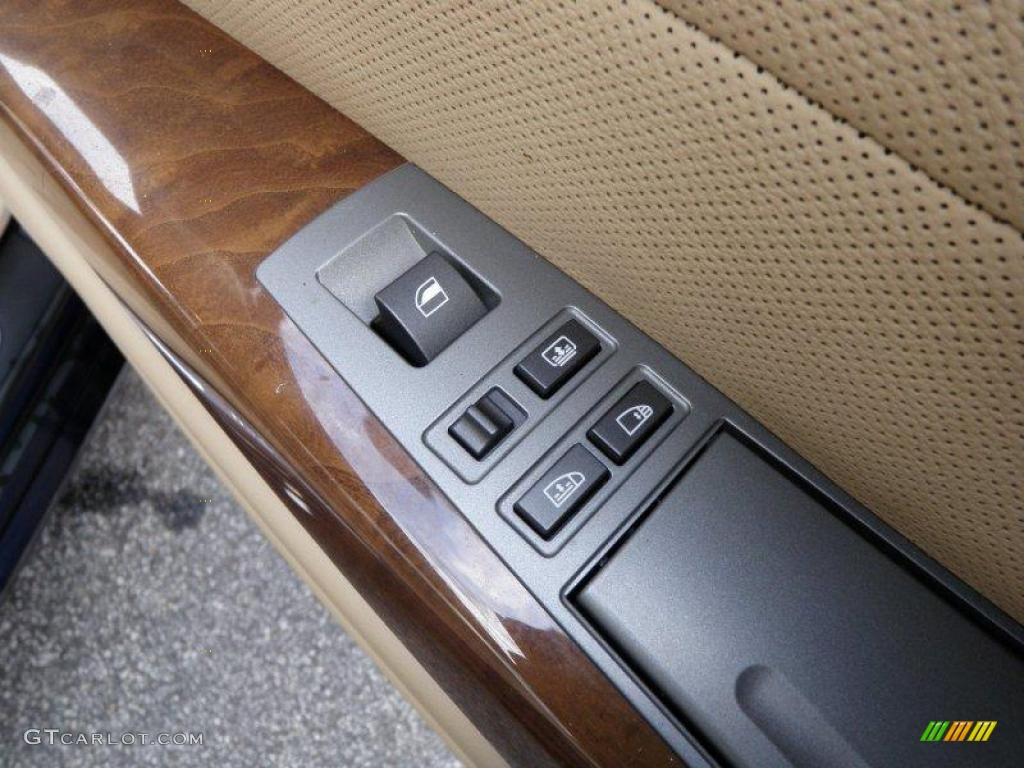 2003 7 Series 745Li Sedan - Orient Blue Metallic / Dark Beige/Beige III photo #51