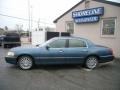 2003 Medium Steel Blue Metallic Lincoln Town Car Executive  photo #3