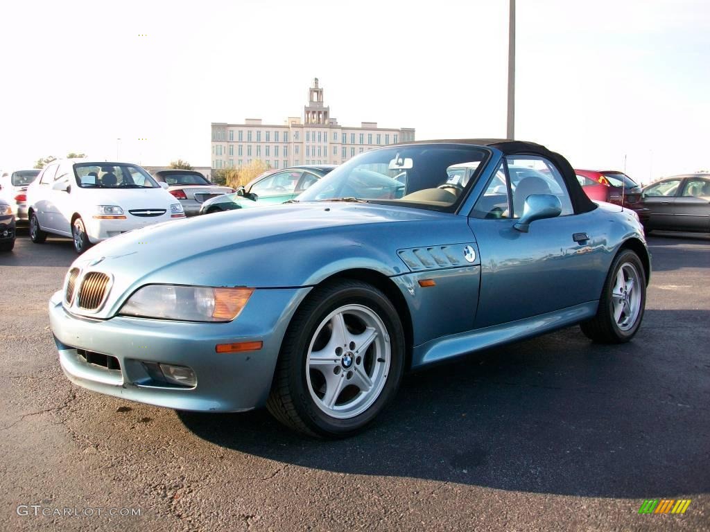 1997 Z3 1.9 Roadster - Atlanta Blue Metallic / Beige photo #1