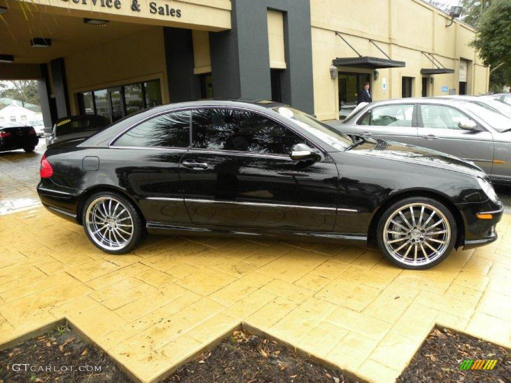 2006 CLK 500 Coupe - Black / Charcoal photo #1