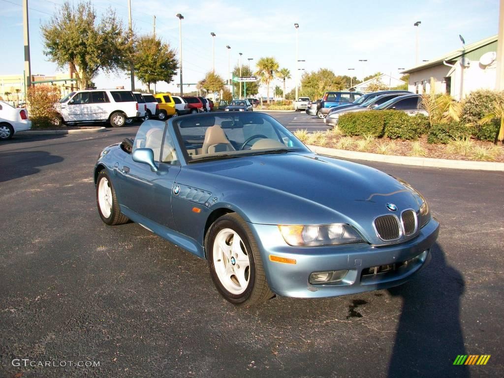 1997 Z3 1.9 Roadster - Atlanta Blue Metallic / Beige photo #10