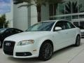 Ibis White 2007 Audi A4 3.2 S-Line quattro Sedan