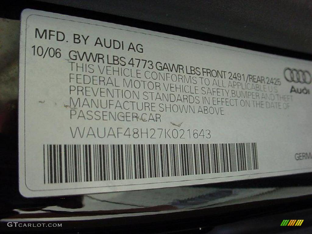 2007 A4 2.0T Cabriolet - Brilliant Black / Beige photo #18
