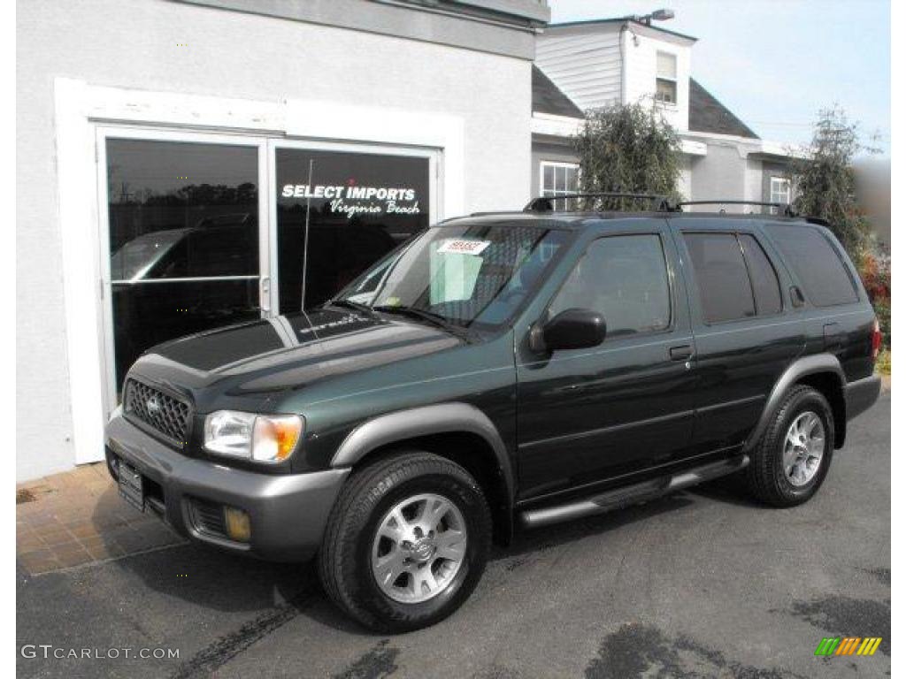 2000 Pathfinder LE 4x4 - Sherwood Green / Slate photo #2