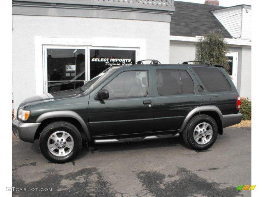2000 Pathfinder LE 4x4 - Sherwood Green / Slate photo #3