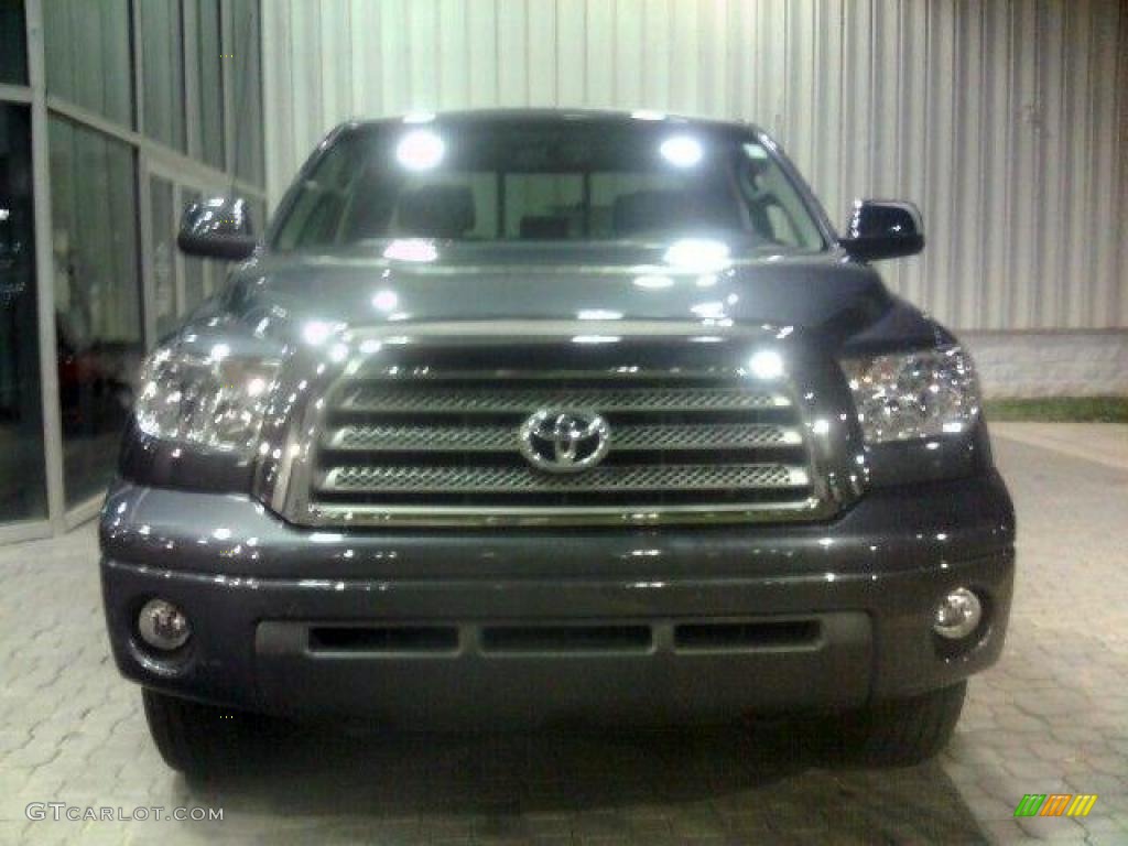 2007 Tundra Limited Double Cab 4x4 - Timberland Mica / Graphite Gray photo #2