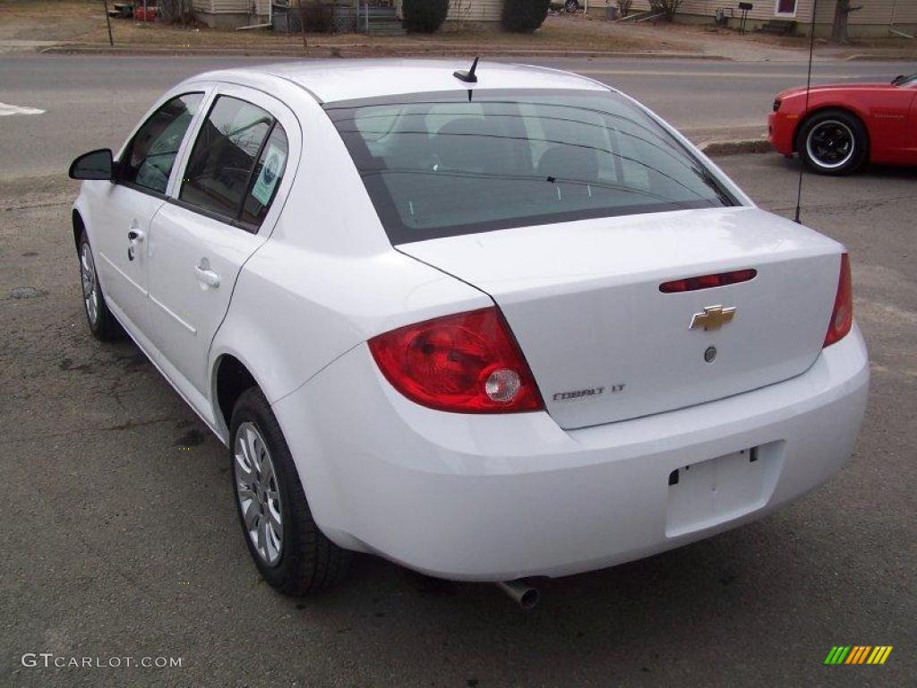 2010 Cobalt LT Sedan - Summit White / Ebony photo #5